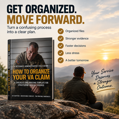 How to Organize Your VA Claim