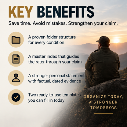 How to Organize Your VA Claim